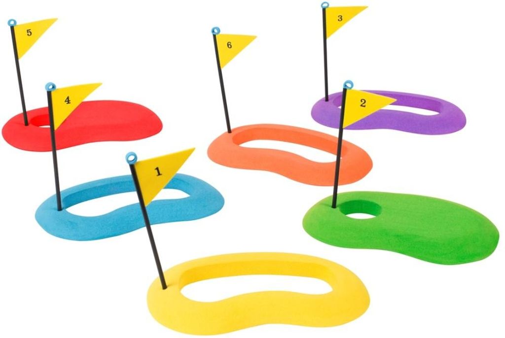 Set de golf Spordas avec 6 cibles de putting pour Image du produit 