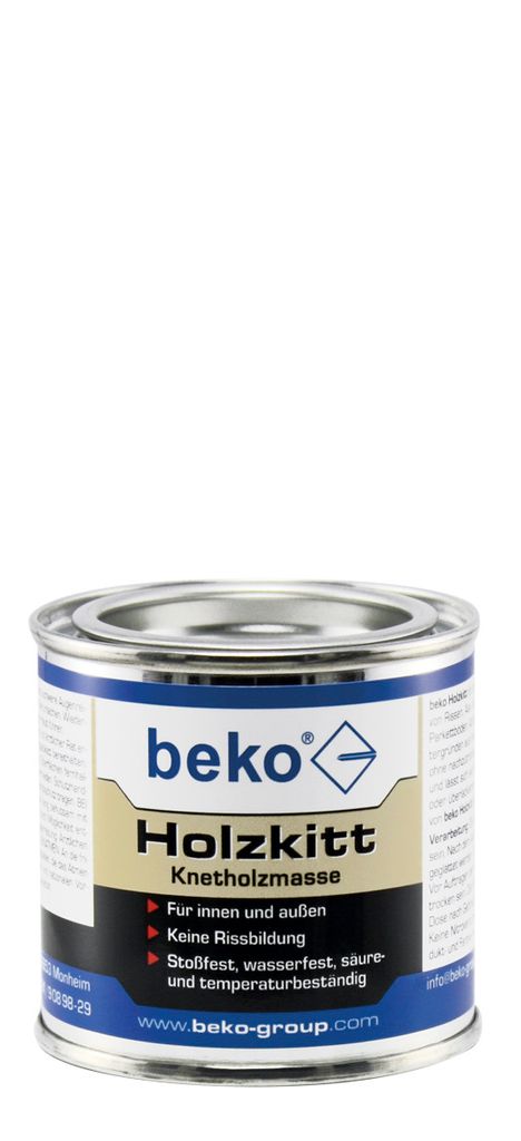 beko Holzkitt, Knetholzmasse, nussbaum, 110 g Produktbild 