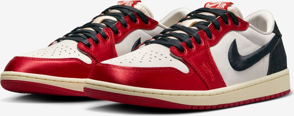 Nike Air Jordan 1 x Trophy Room "Away / Sail Varsity Red", FN0432-100, Größe: 39