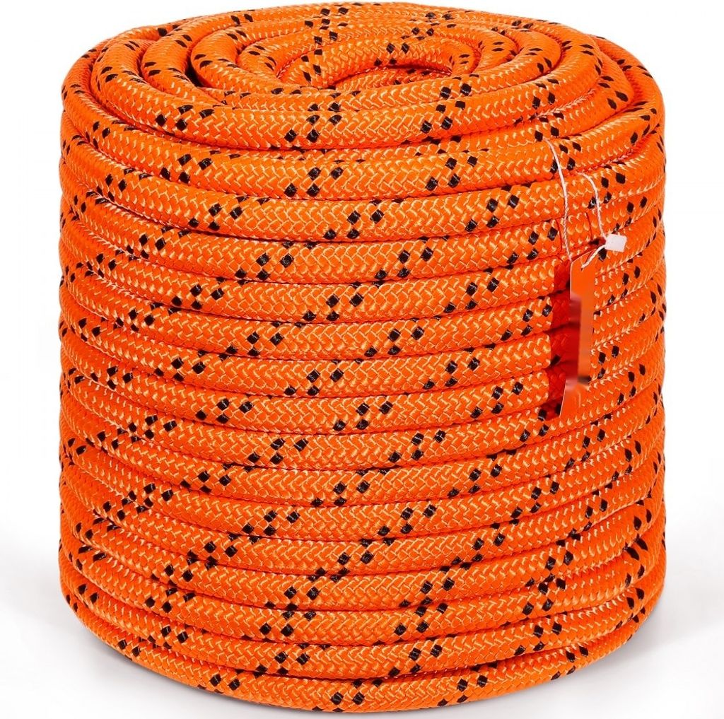 Arborist Baumkletterseil - 3/4 Zoll - doppelt geflochtenes Polyester - 220 Fuß - für professionelle Baumpflege und Gartenarbeit