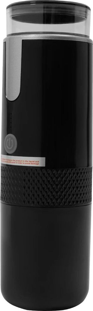 Tragbare Espressomaschine - Manuelle Kaffeemaschine - 160 ml - 1 Tasse - Fürs Auto und Reisen - Schwarz