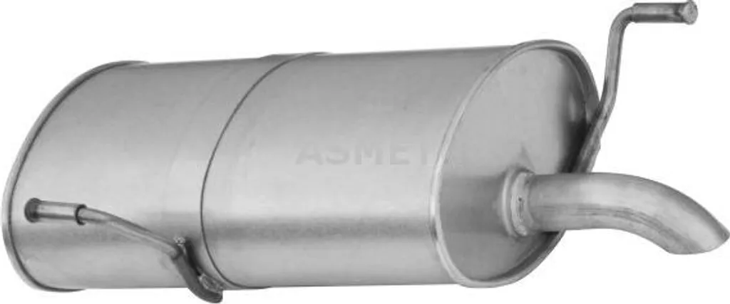 Pot d'échappement arrière pour Peugeot 206 - Silencieux ASMET 8072 OE