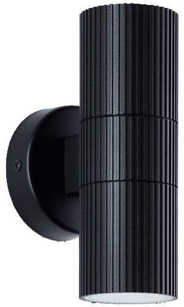 Brilliant 40921/06 Keola Außenwandleuchte Aluminium/Glas schwarz Geeignet für LED-Leuchtmittel