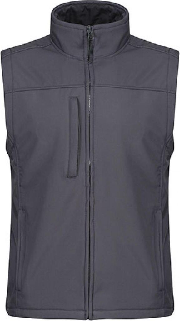 Regatta TRA788 | Flux Softshell Bodywarmer / Weste - Farbe: Seal Grey (Solid)/Seal Grey (Solid) - Größe: S
