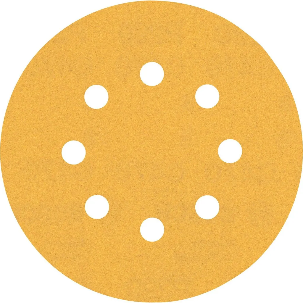 EXPERT C470 Platorello con 8 fori per dischi eccentrici, 125 mm, K 220, 50 pz.