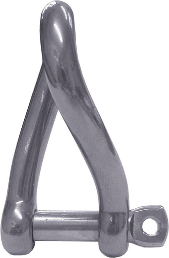 Oem Marine Edelstahl Verdrehter Schäkel Silber 6 mm Silber 6 mm