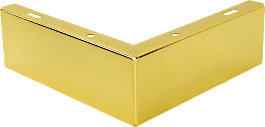 Noga narożna w kolorze złotego chromu, wysokość 5,5 cm - Zdjęcie produktu 