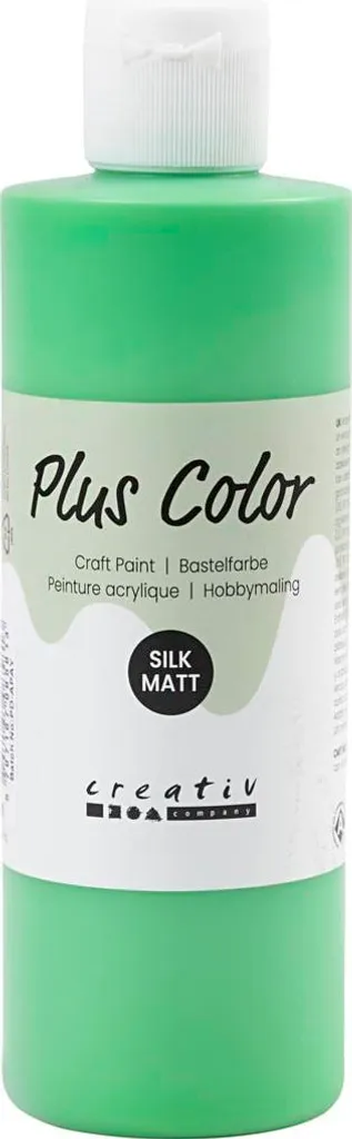 Plus Color vert clair 250 ml : gouache acrylique pour loisirs créatifs