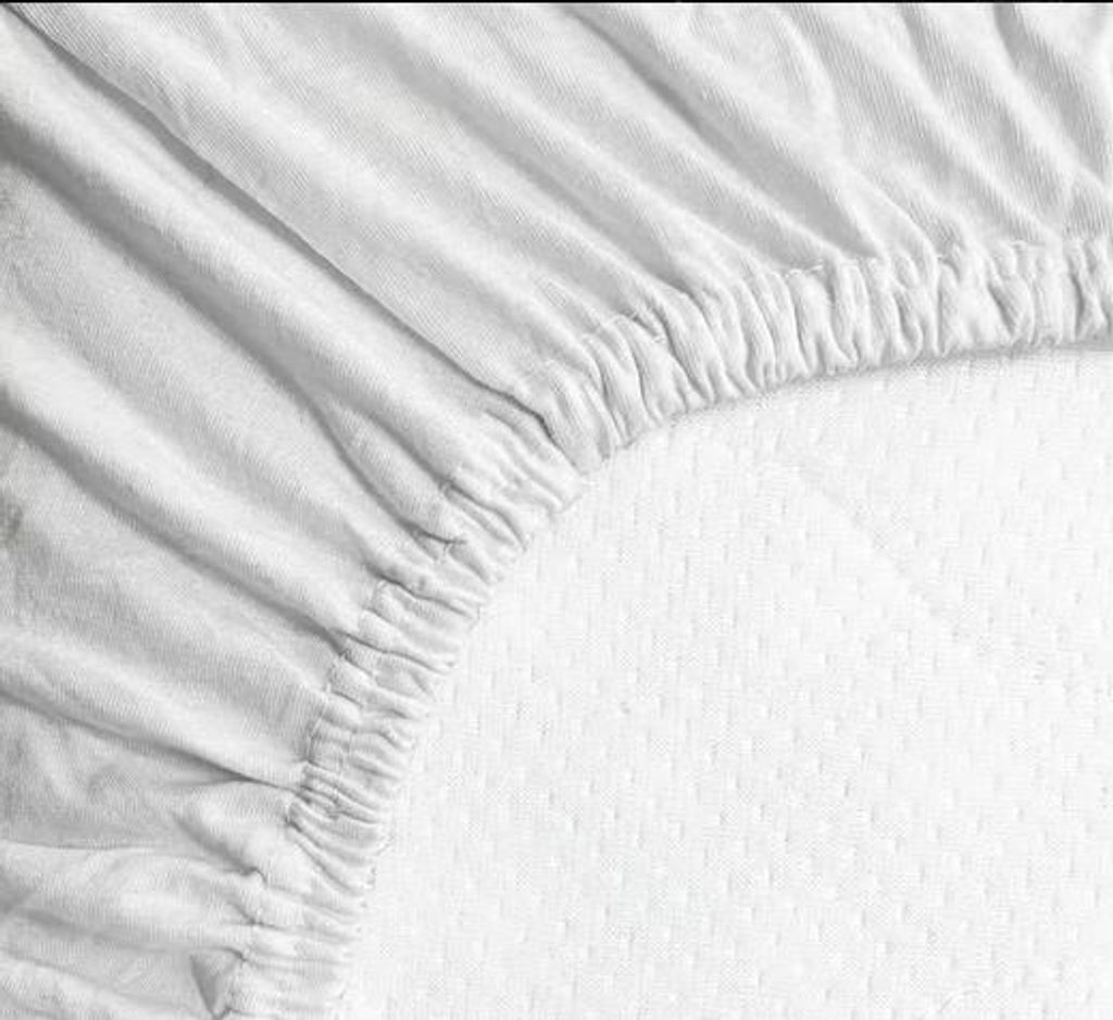 Bettlaken Jersey Standard 180x200 cm weiß Produktbild 