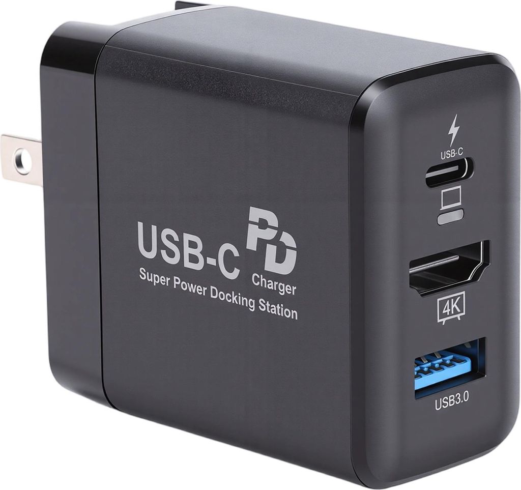 AC Adapter Fit für Switch 2 Konsole 4K 60Hz HD Multimedia Interface Schnelles Aufladen 60W PD Controller Ladegerät Adapter US Stecker