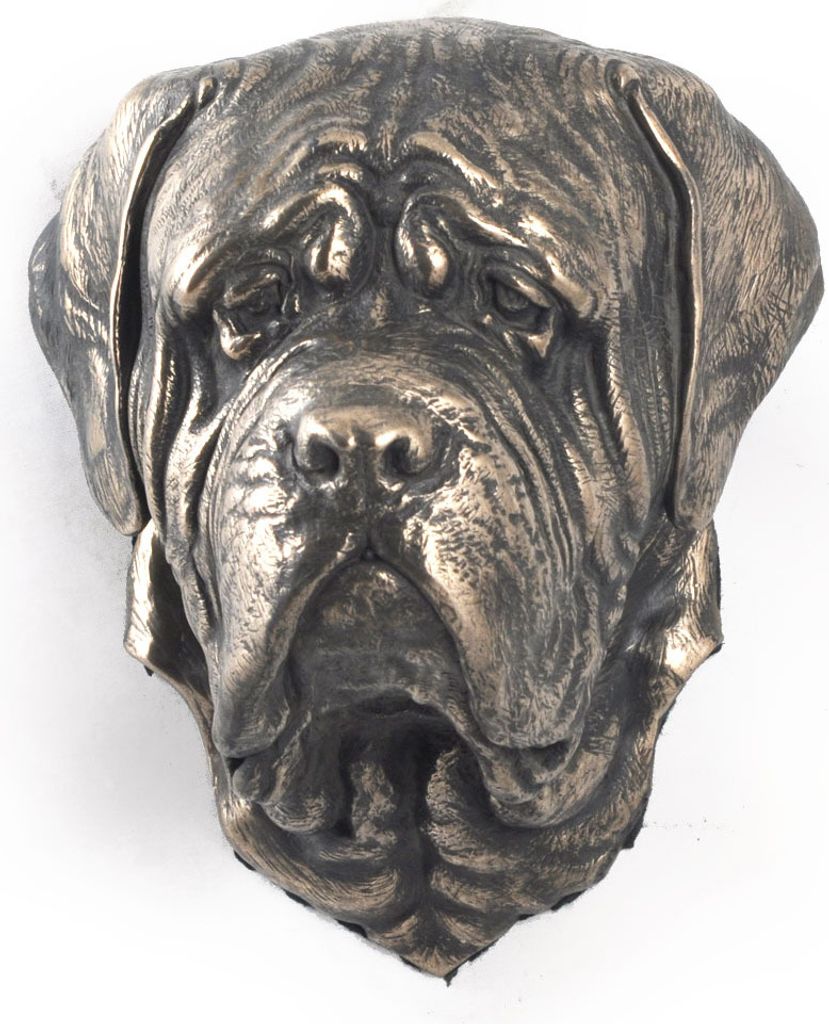 Mastiff, englischer Mastiff - Hundestatue, hängende Büste, einzigartige Dekoration für Hundeliebhaber der Marke Art-Dog