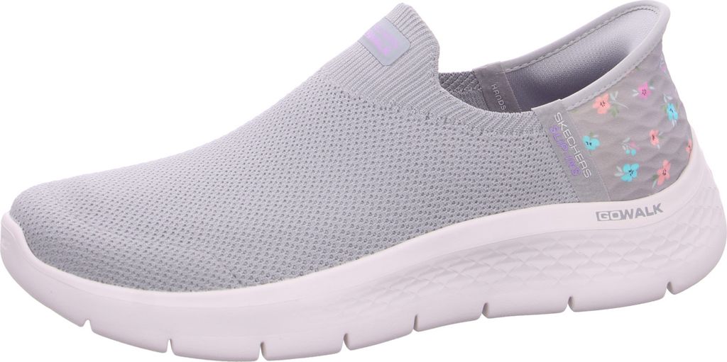 Skechers Go Walk Flex Slipper Grau