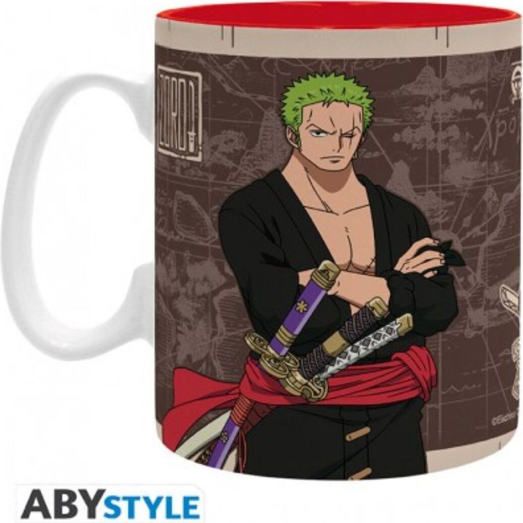 ONE PIECE - Mug - 460 ml - "Zoro Wanted" - subli - box Produktbild 