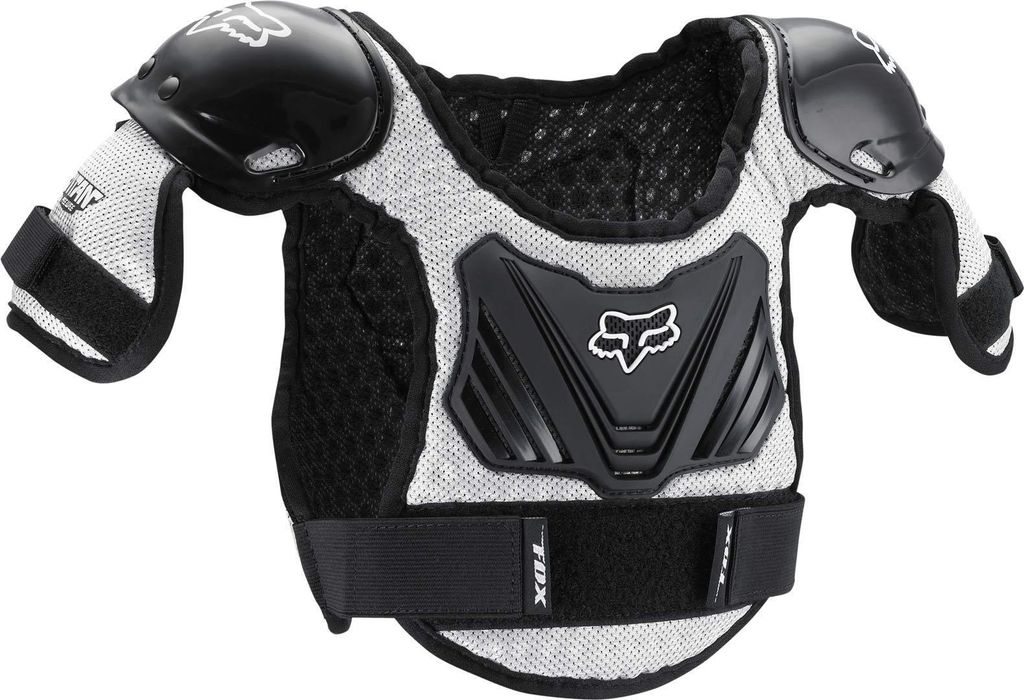 FOX Pee Wee Titan Kinder Brustpanzer, schwarz/grau, M/L