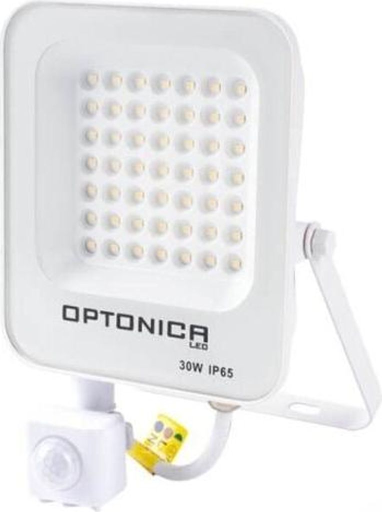 LED-Außenstrahler 30 W IP65 WEISS mit Dämmerungssensor – Neutralweiß 4000 K – 5500 K