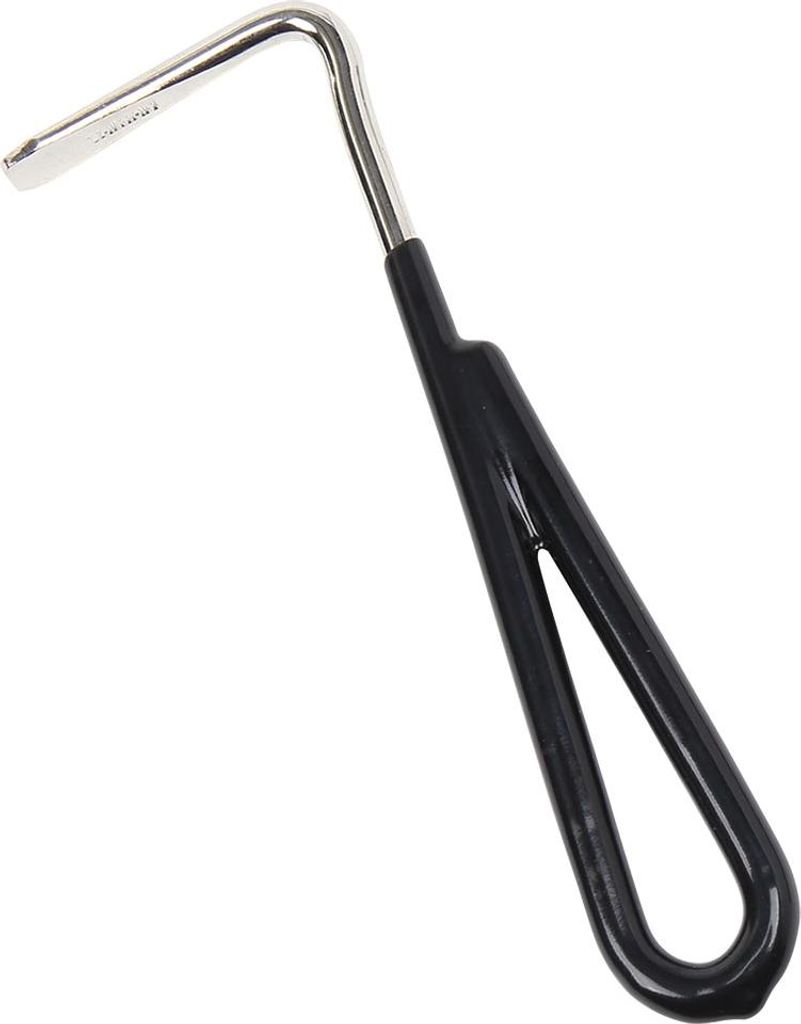Huf-Kratzer mit PVC-Ummantelung Schwarz