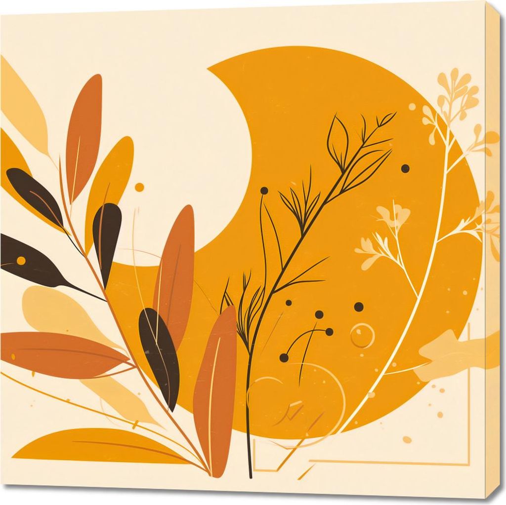 Bild 90x90cm Warme Verkörperung