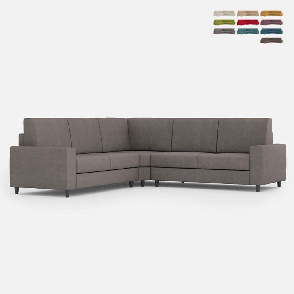 ITYHOME - Gepolstertes Bett mit Bettkasten 160x190 mit Mikrofaserbezug Grau Adele