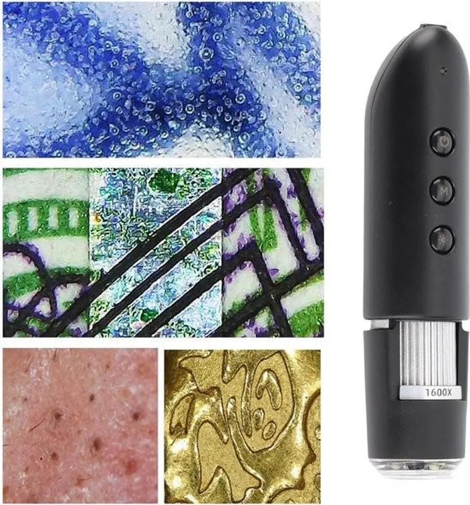 Microscope manuel sans fil haute résolution pour analyse des cheveux - 3