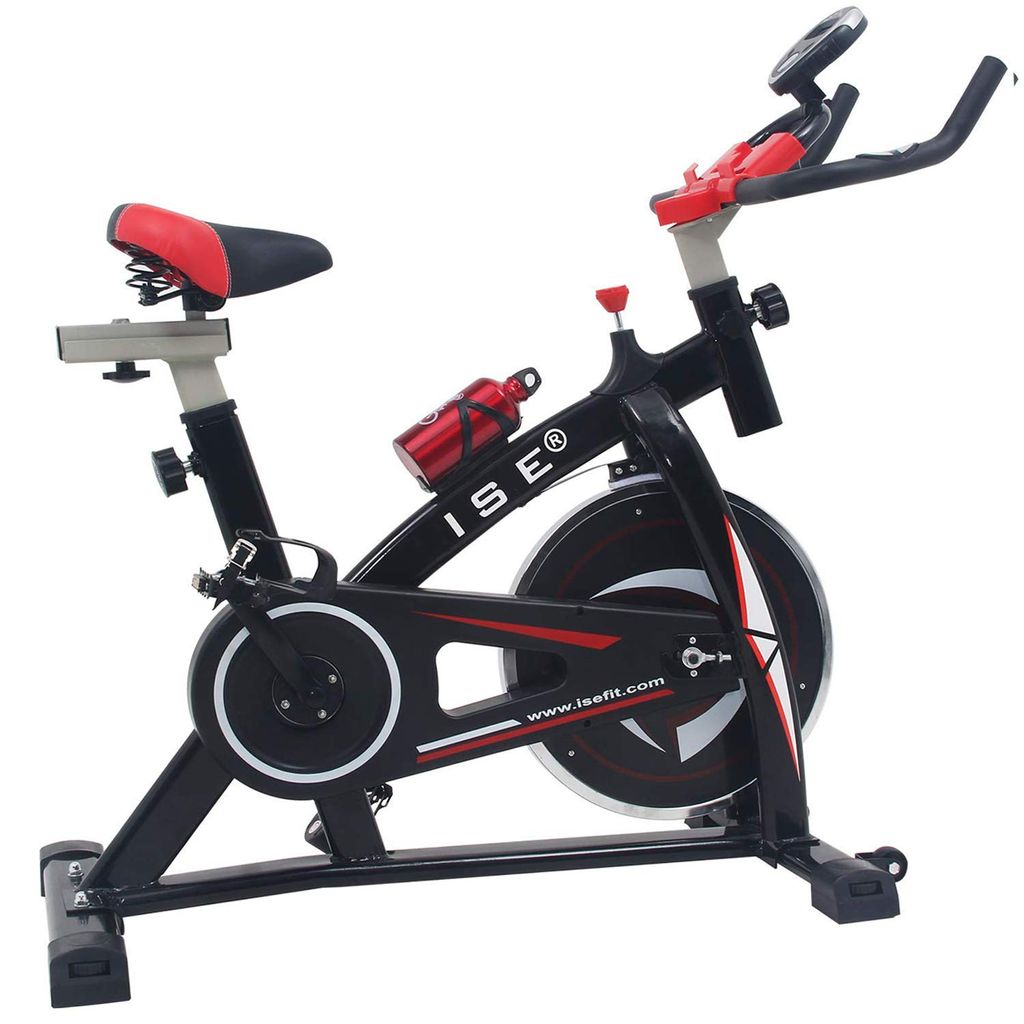 LCD Heimtrainer Fitness Cycling Bike Fahrrad Indoor Hometrainer Ergometer Damen~ 