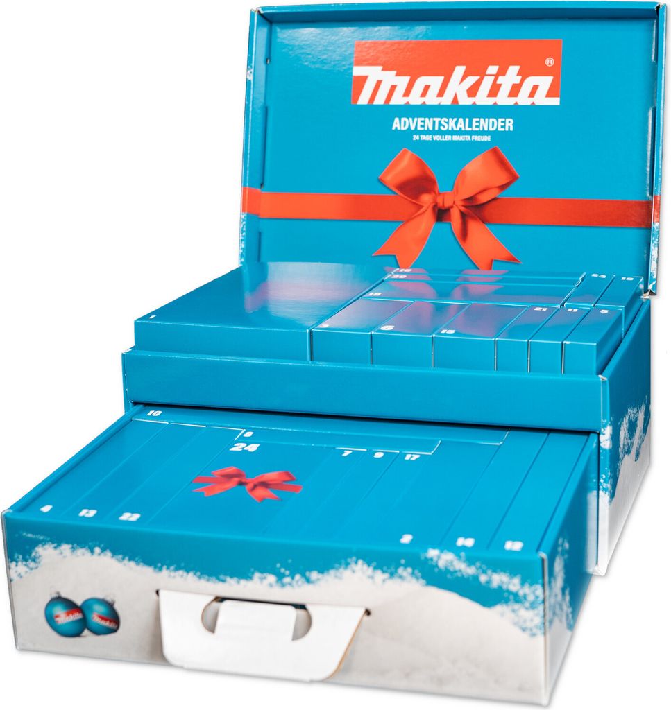 Calendrier de l’Avent Makita 2025 – Édition Limitée avec Image du produit 