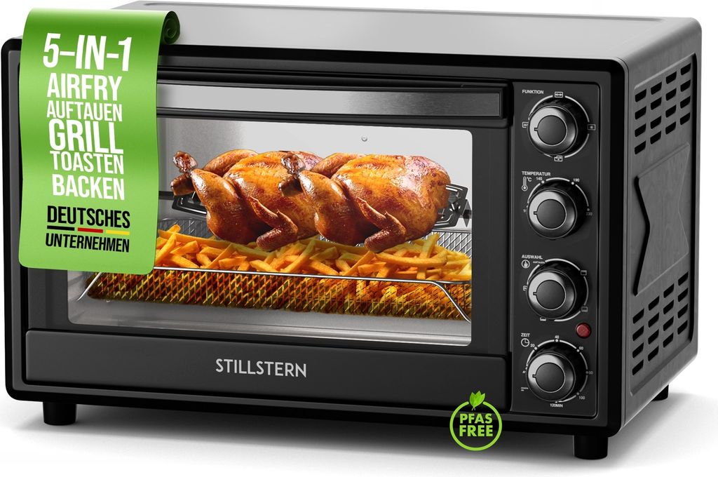 Stillstern Minibackofen mit Umluft (35L) NEU: CYCLONE PRO+ Produktbild 1