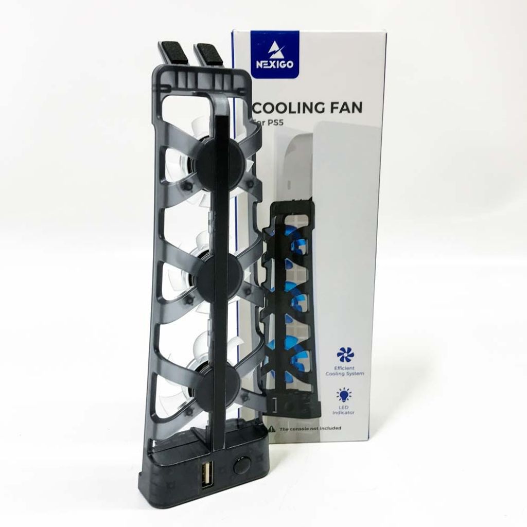 NexiGo PS5-Lüfter mit LED-Licht für Discs und digitale Produktbild 2