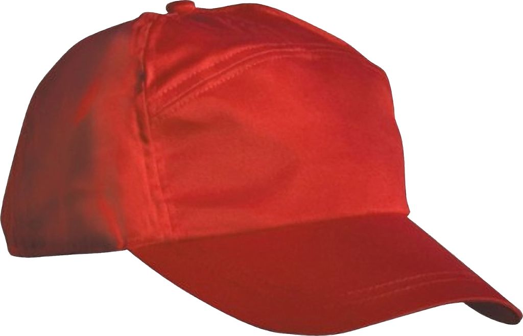 Result Baseball Kappe einfärbig (2 Stück/Packung) BC4230 (Einheitsgröße) (Rot)