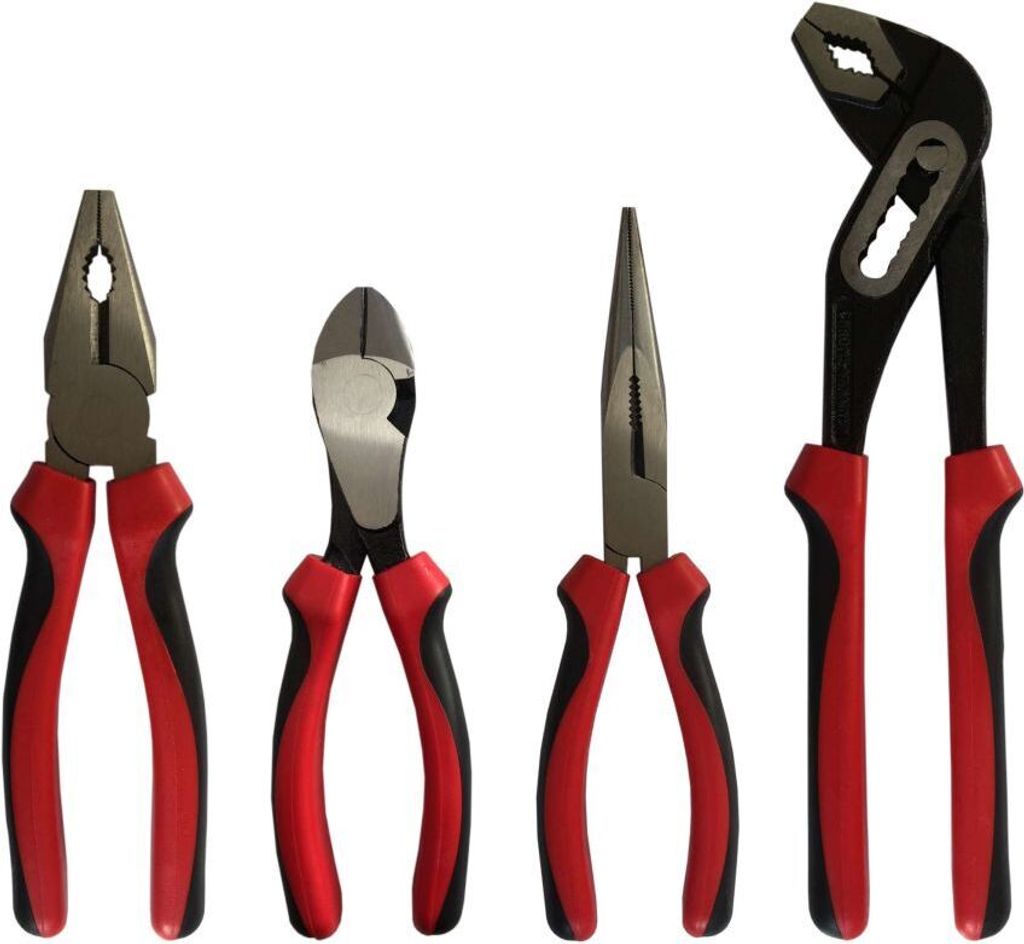 4-teiliges Zangen-Set mit Seitenschneider 18 cm, Produktbild 
