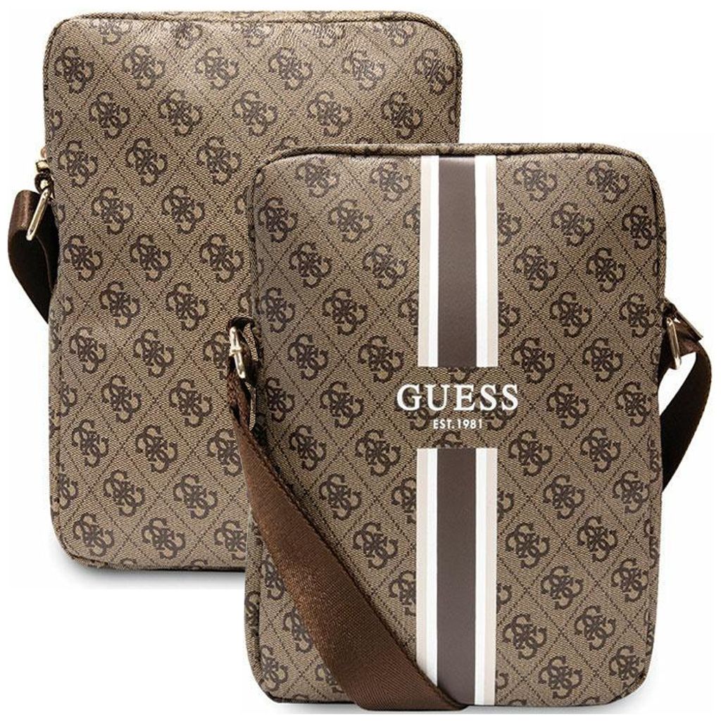 Guess, Tasche 10'' Stripe 4G, Braun Produktbild 