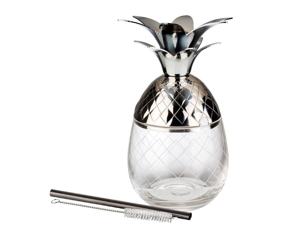Cocktailglas mit Deckel, Ananasglas Cocktailbecher Set Produktbild 4