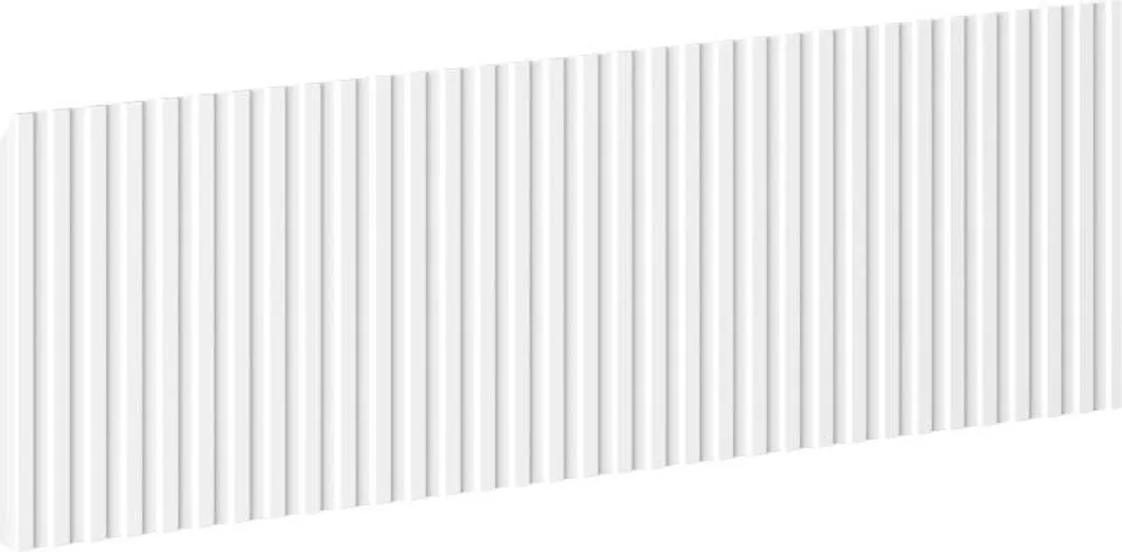 Mexen Rivel Frontale Rigato Bianco Opaco 70x20 per Mobile Bagno Moderno