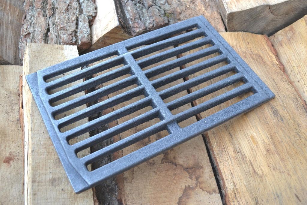 SEZAM - Griglia per stufa 30,5 x 19 cm Ghisa Griglia in Immagine del prodotto 