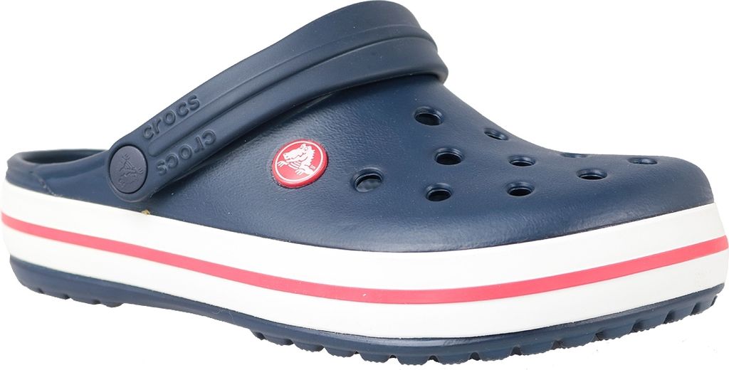 Crocs Crocband Clog, Weiblich, Erwachsener, Navy, Rot, Produktbild 