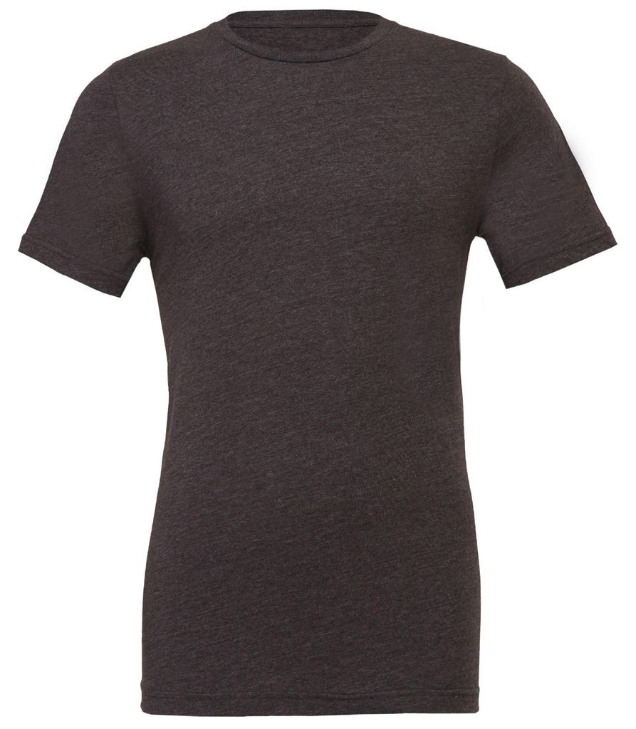 Bella + Canvas T-Shirt für Erwachsene LT733 (XS) (Dunkelgrau meliert)