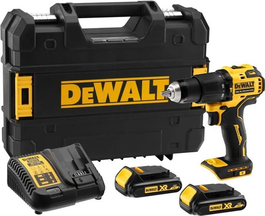 Perceuse à Percussion Sans Fil Dewalt 18V DCD709S2T avec 2 Batteries