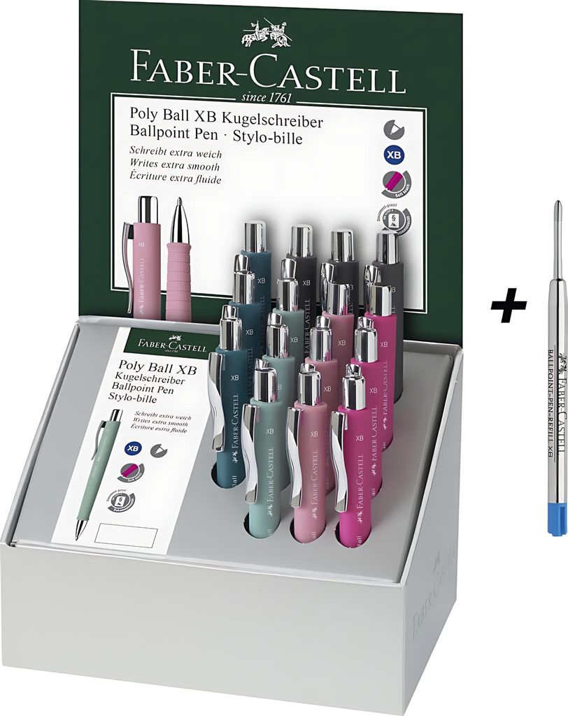 FABER-CASTELL KS Poly Ball XB 15x + Refill