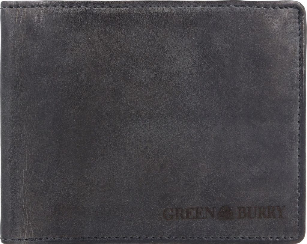 Greenburry Vintage Washed Wallet Leather 13 cm Zdjęcie produktu 