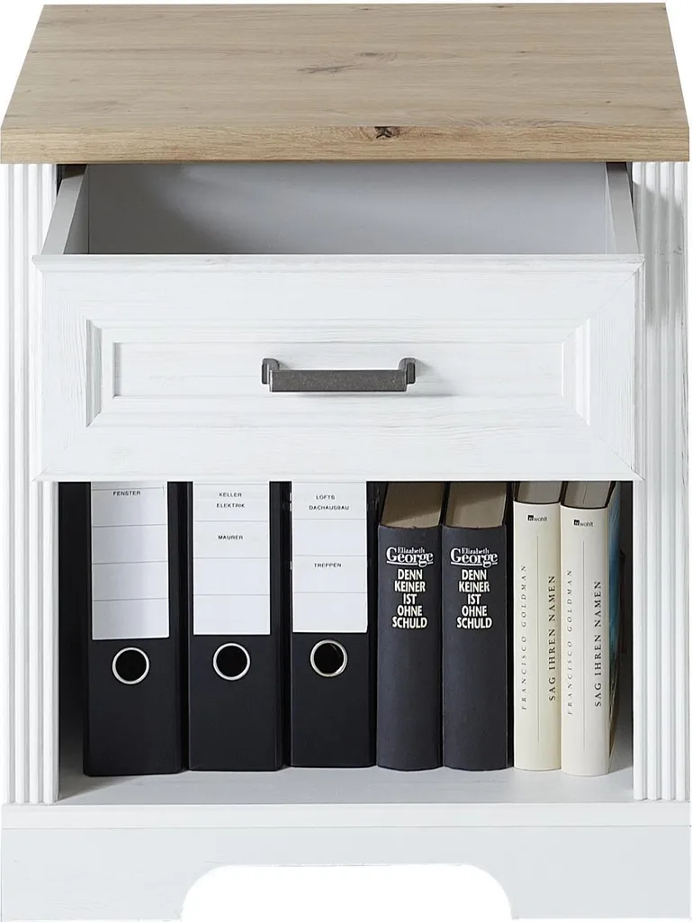 Rangement de bureau Jasmin : finissez-en avec le désordre grâce au pin clair