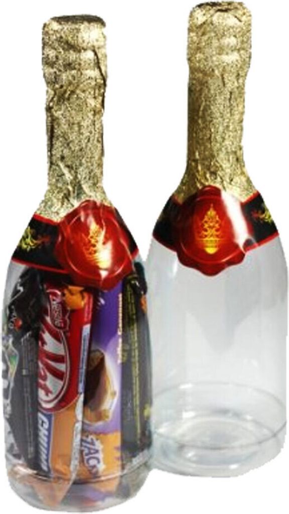 Fľaša na šampanské z tvrdého plastu, ktorú si môžete Obrázok produktu 
