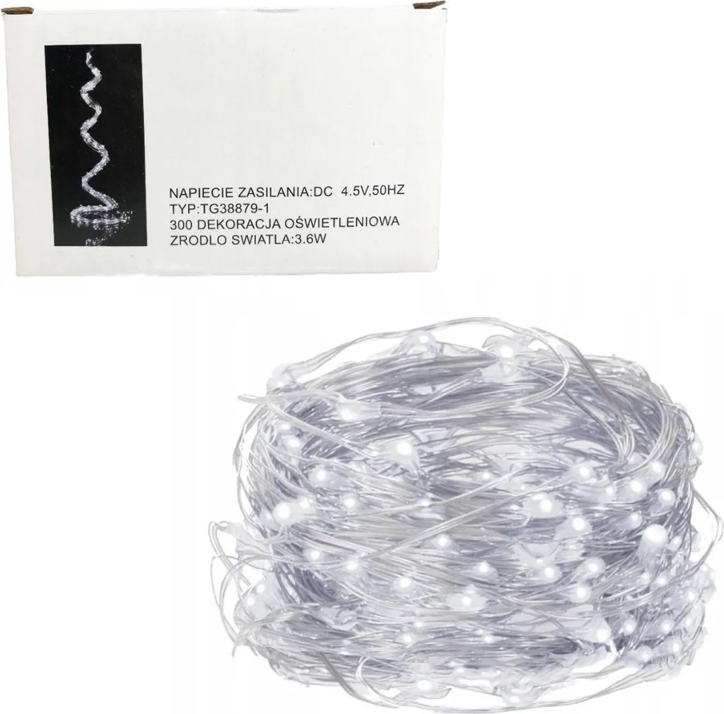 Éclairage Décoratif 300 LED Blanc Froid Angel Hair pour Mariage