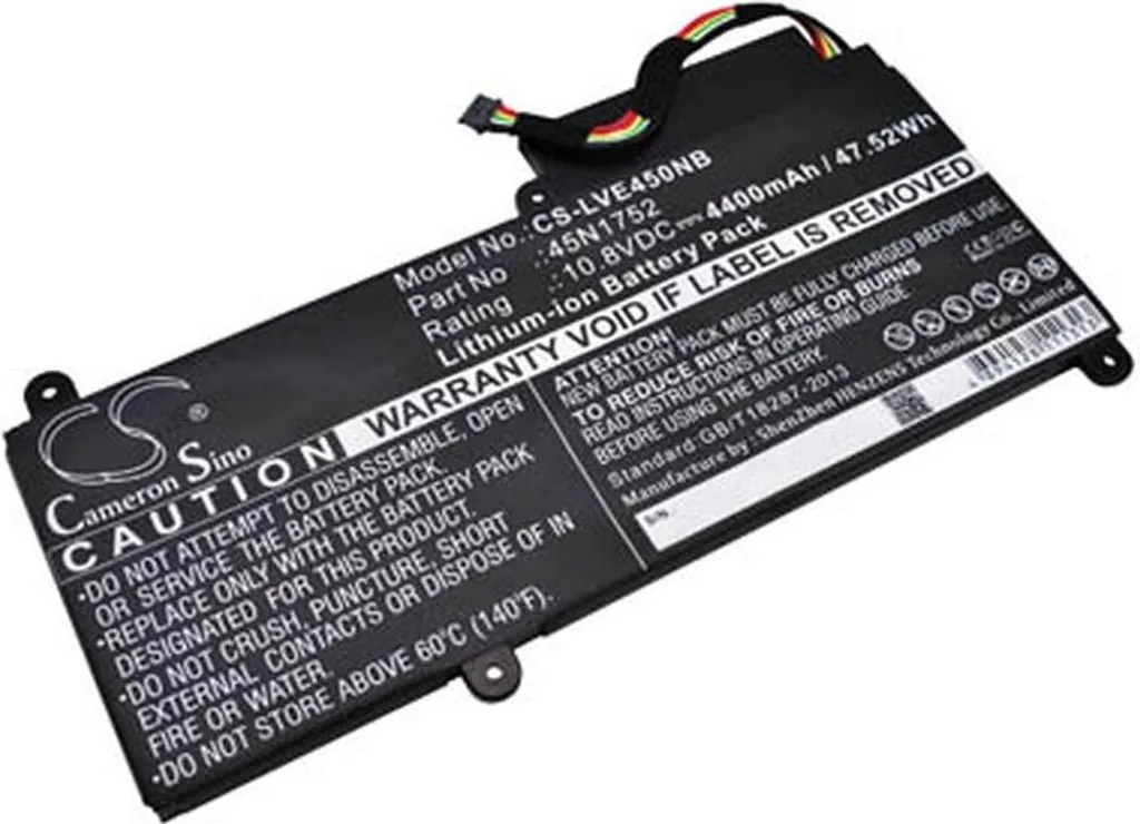 Batterie Lenovo ThinkPad E450 E455 E460 T470p - Li-Ion 4400mAh Haute Qualité