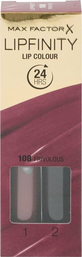 Max Factor Lipfinity Colore labbra 24 ore 108 Frivolo Immagine del prodotto 