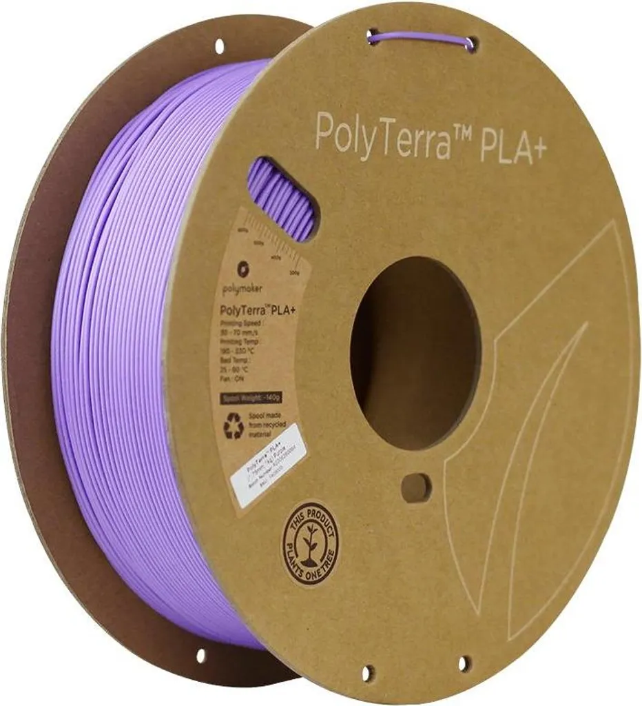 Convenienza e Qualità: Polymaker PolyTerra PLA+ Viola 1kg 1.75mm - 2