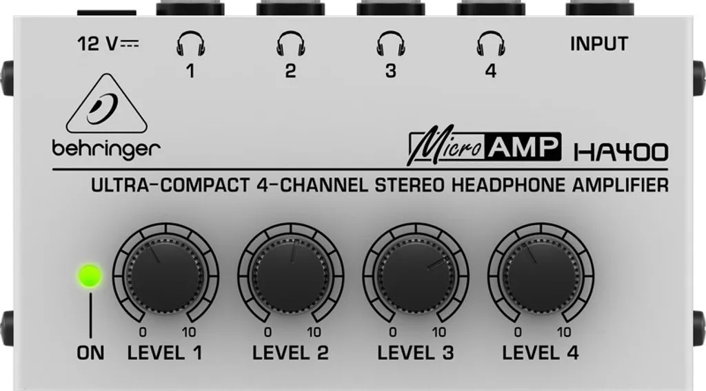 Solution Multi-Casque Behringer HA400 pour Écoute Simultanée sans Bruit - 5