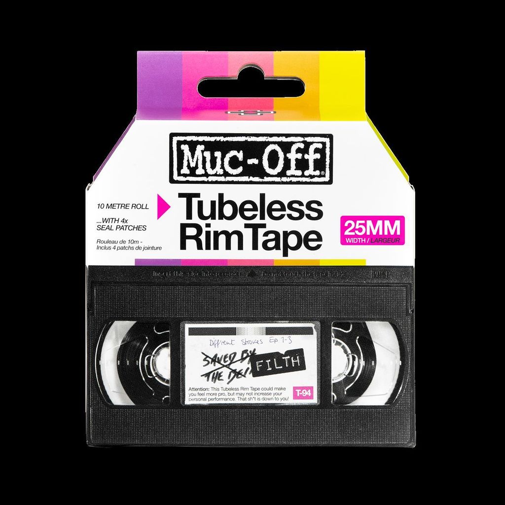 Muc Off Rim Tape 10m Roll, pink, 25