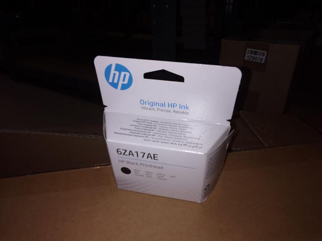 HP 6ZA17AE Schwarz Original Druckkopf Smart Tank 555, 570, Produktbild 