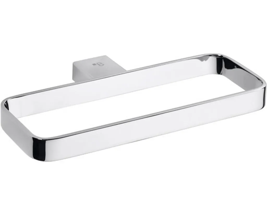Anneau de serviette VIA en chrome brillant 22cm - Finition haut de gamme