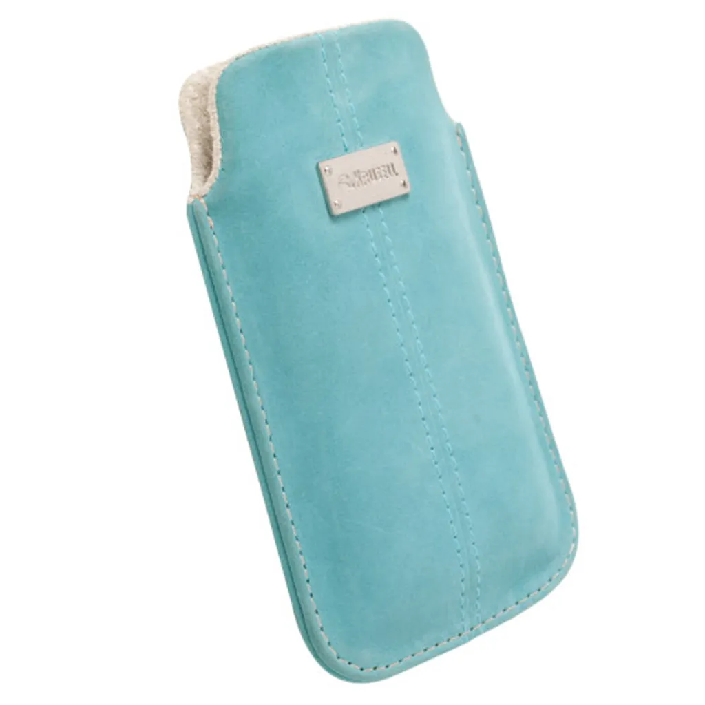 Luna Pouch L Turchese in Nubuck: La Borsa Protettiva Must-Have 2026