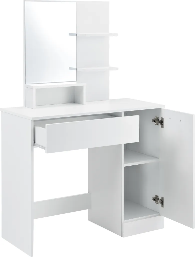 Coiffeuse gain de place 90 cm idéale pour petit dressing de studio - 3